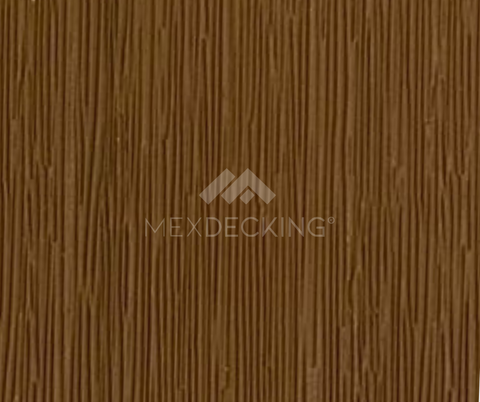 Esquinero WPC Premium Exterior. Color Teak