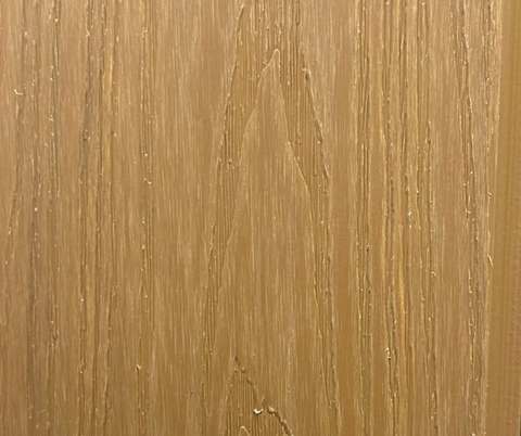 WPC Cladding Premium Wood Grain. Color Teak Light.